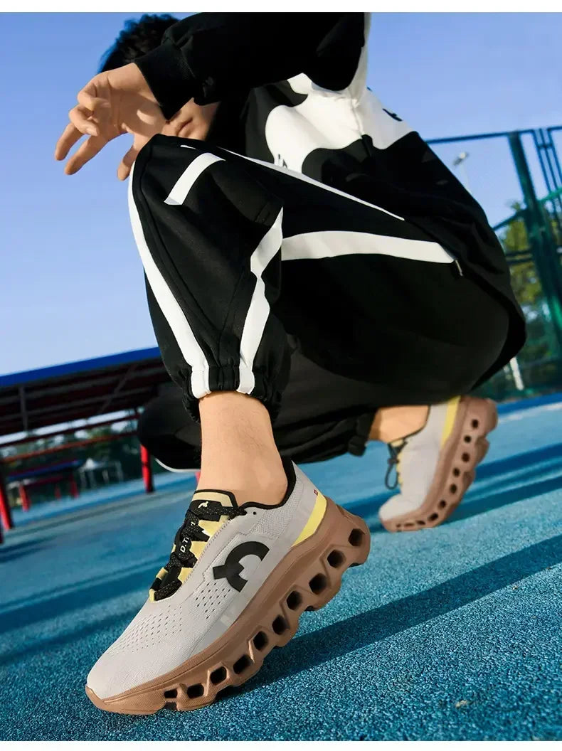 Men's Sports Shoes – Luxury Casual Sneakers, Mesh Running & Basketball Shoes, Lightweight Platform for Summer Walking