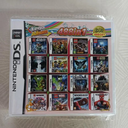 NDS/3DS Multi-ROM Game Card — 4300/510/500/208-in-1 Combined NDS Cartridge/Cassette