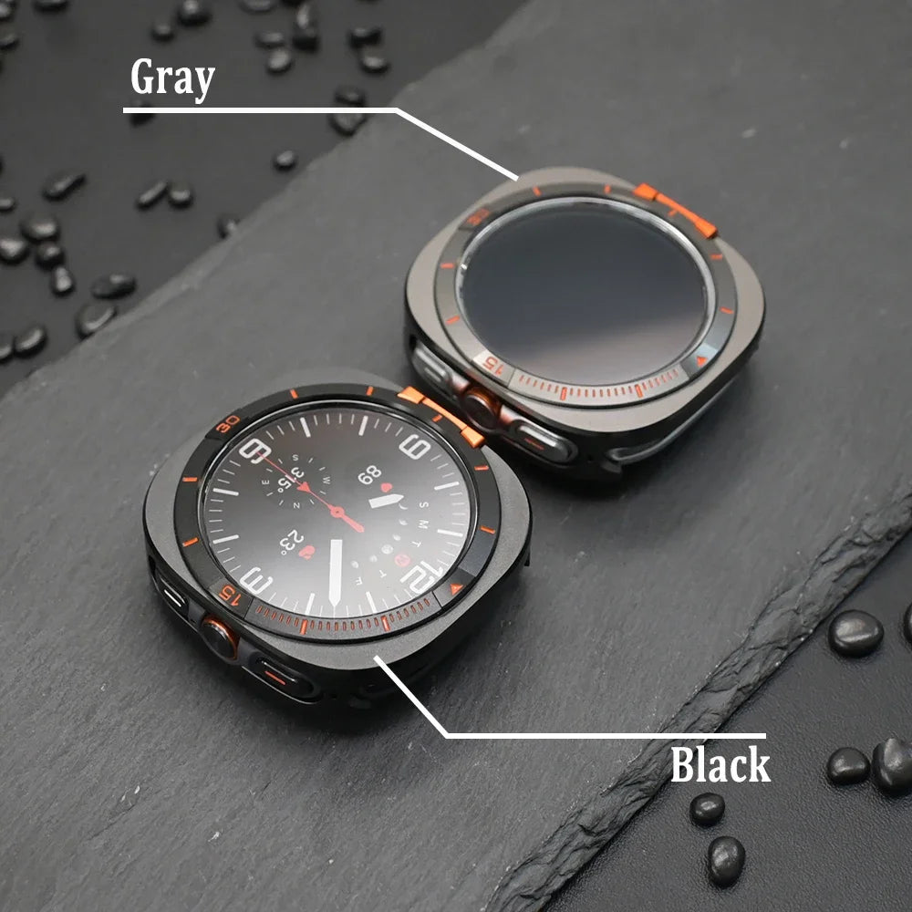 Luxury Metal Protective Case for Samsung Galaxy Watch Ultra 2 - Business-Style Watch Cover for Galaxy Watch Ultra 2026