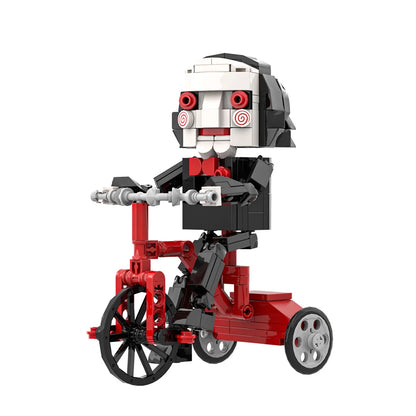 MOC Chainsaw Billy Doll Building Blocks — Horror Movie Action Figure Puzzle Toy | Adult & Kid Gift