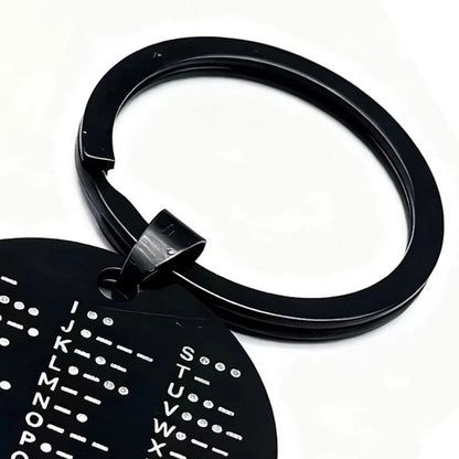 Morse Code Practice Keychain Coin - Amateur Radio CW Training and Transmission Practice Tool