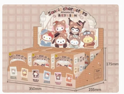 Sanrio British Afternoon Tea Blind Box — V1 V2 V3 Vinyl Doll Pendant, Handmade Decorative Gift Mystery Box