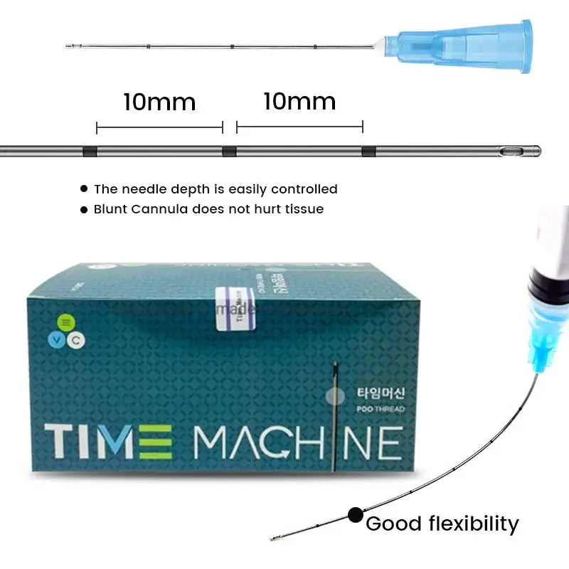 50PCS Sterile Blunt Tip Micro Cannula Needles Set — Flexible Disposable 18G–27G Fine Tip Microcannula
