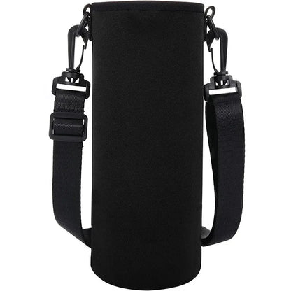Portable Insulated Water Bottle Holder Bag - Neoprene Thermos Cup Pouch with Adjustable Strap 750ML/1000ML/1500ML