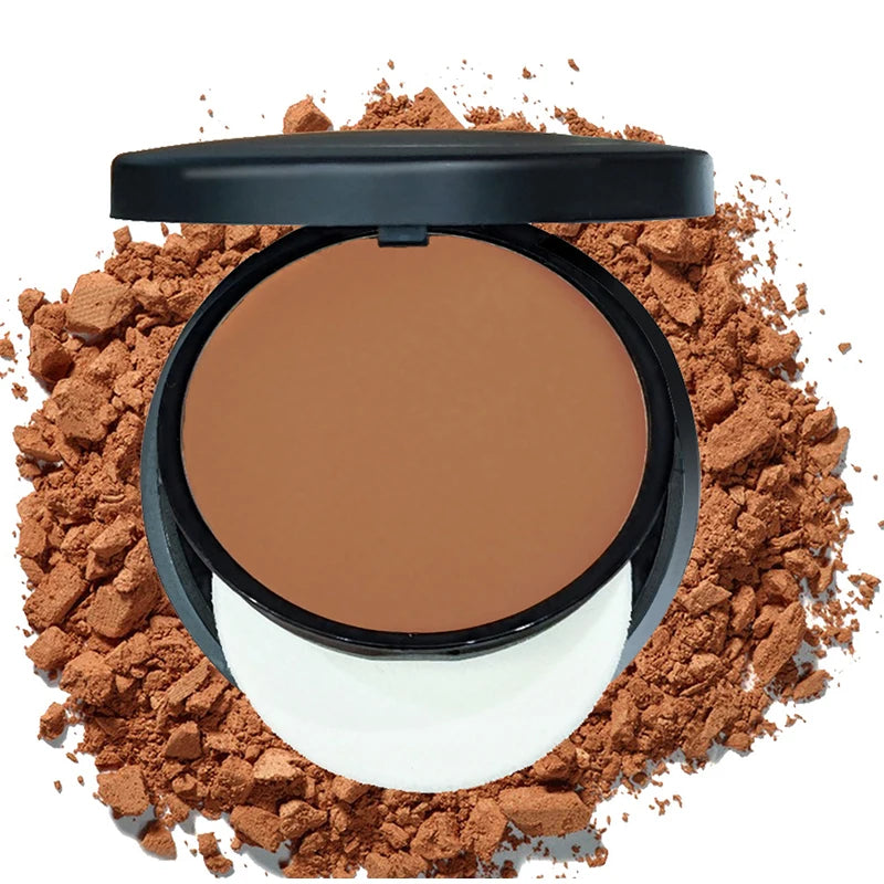 Sweat-Resistant Contouring Powder Palette – Matte Buildable Coverage for All Skin Tones with Highlight & Shadow