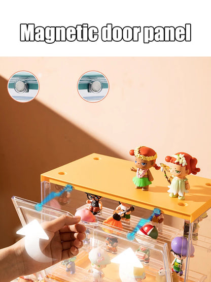 Blind Box Display Rack – Acrylic Bubble Mat Storage Cabinet, Dustproof Doll & Figurine Display Box