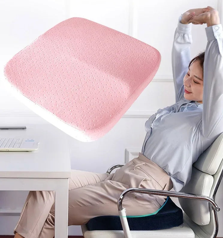 Orthopedic Memory Foam Coccyx Cushion – Non-Slip Tailbone & Sciatica Pain Relief Seat Pad for Office Chair & Car