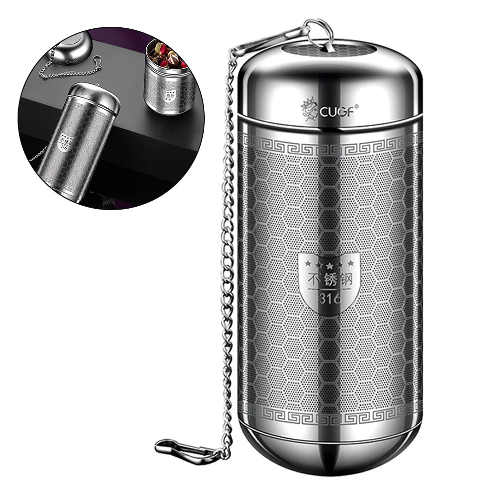 Stainless Steel Tea Infuser & Spice Strainer - Locking Mesh Ball Filter for Tea & Seasoning