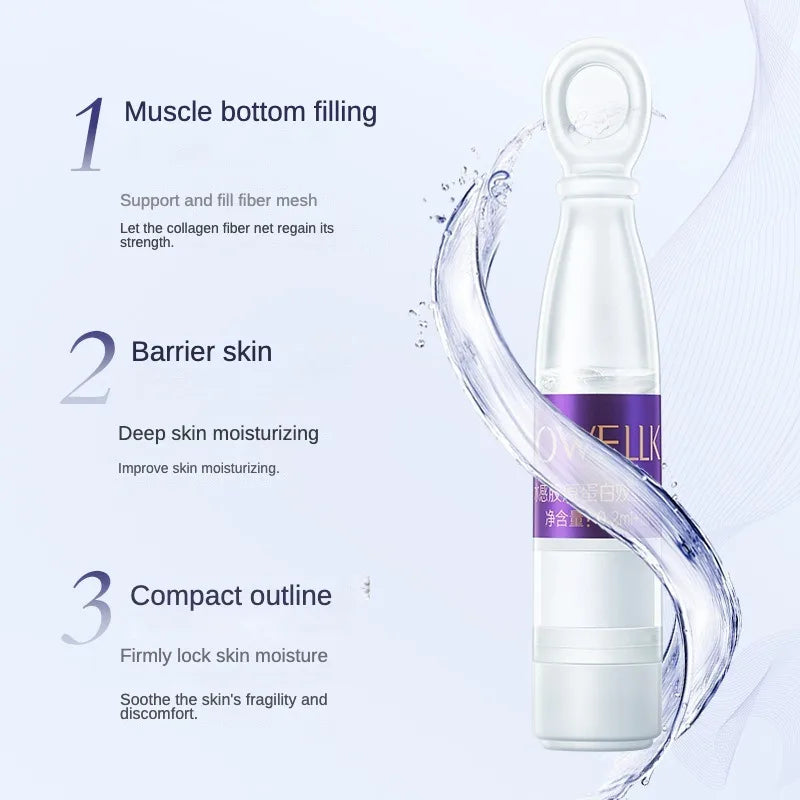Collagen Ceramide Serum 30pcs – Hyaluronic Acid Anti-Aging Whitening Repair Skin Care Set
