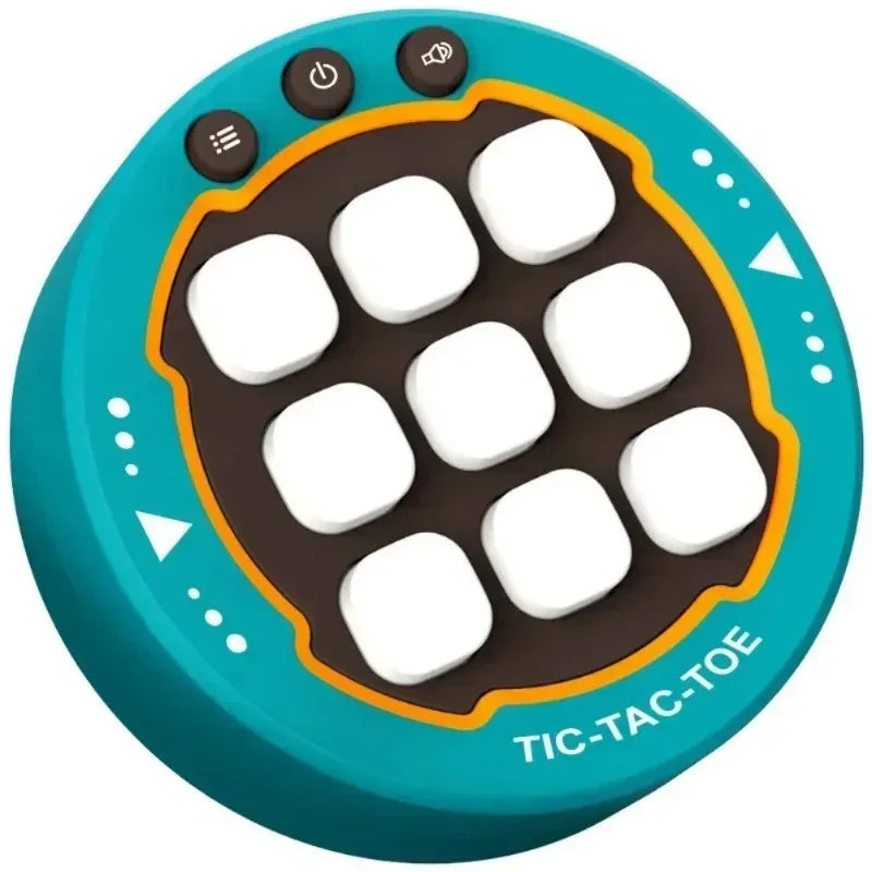 Multifunctional Electronic Tic-Tac-Toe & Chess Game — Portable Montessori Puzzle Table for Kids & Adults