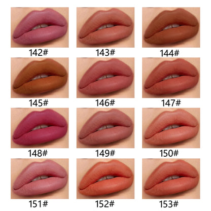 12-Color Waterproof Matte Lip Liner Pencil Set – Long-Lasting, Non-Stick, Sexy Lip Contour Makeup