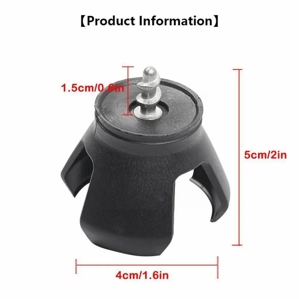 Golf Ball Picker Clamp – Rubber & Zinc Alloy Ball Pickup Tool, Convenient Golf Accessories & Training Aid