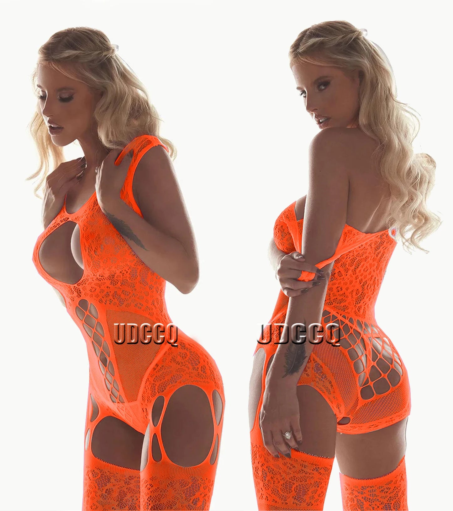 Sexy Sheer Babydoll Lingerie - Women's Plus Size Sleepwear Bodysuit Nightgown