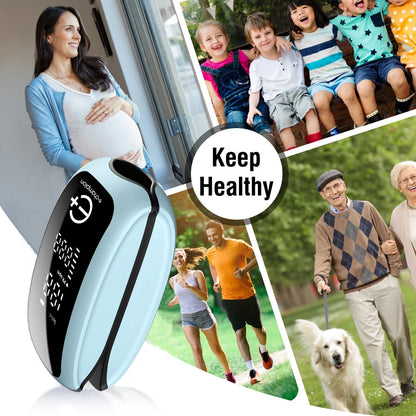 Rechargeable Digital Infrared Thermometer - Non-Contact Body Temperature Monitor for Adults and Infants with LCD Display