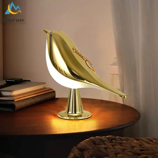 Nordic Magpie LED Desk Lamp - Modern Touch Bird Light for Bedroom, Study & Living Room Decor