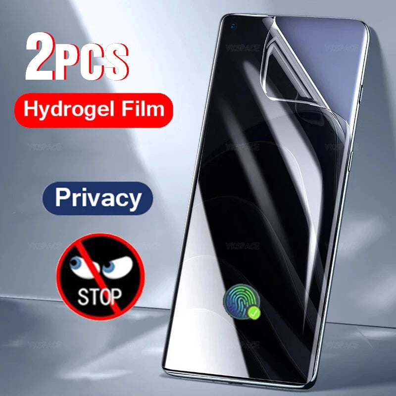 Privacy Anti-Spy Hydrogel Screen Protector – Soft Film for Samsung Galaxy S25/S24/S23/S22/S21/S20 & Note 10/20 Ultra