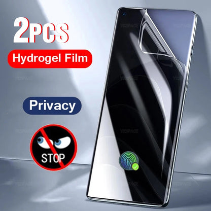 Privacy Anti-Spy Hydrogel Screen Protector – Soft Film for Samsung Galaxy S25/S24/S23/S22/S21/S20 & Note 10/20 Ultra