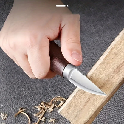 Wood Carving Knife Set - DIY Manual Woodworking Chisel Tools for Carving, Chipping & Craft Projects