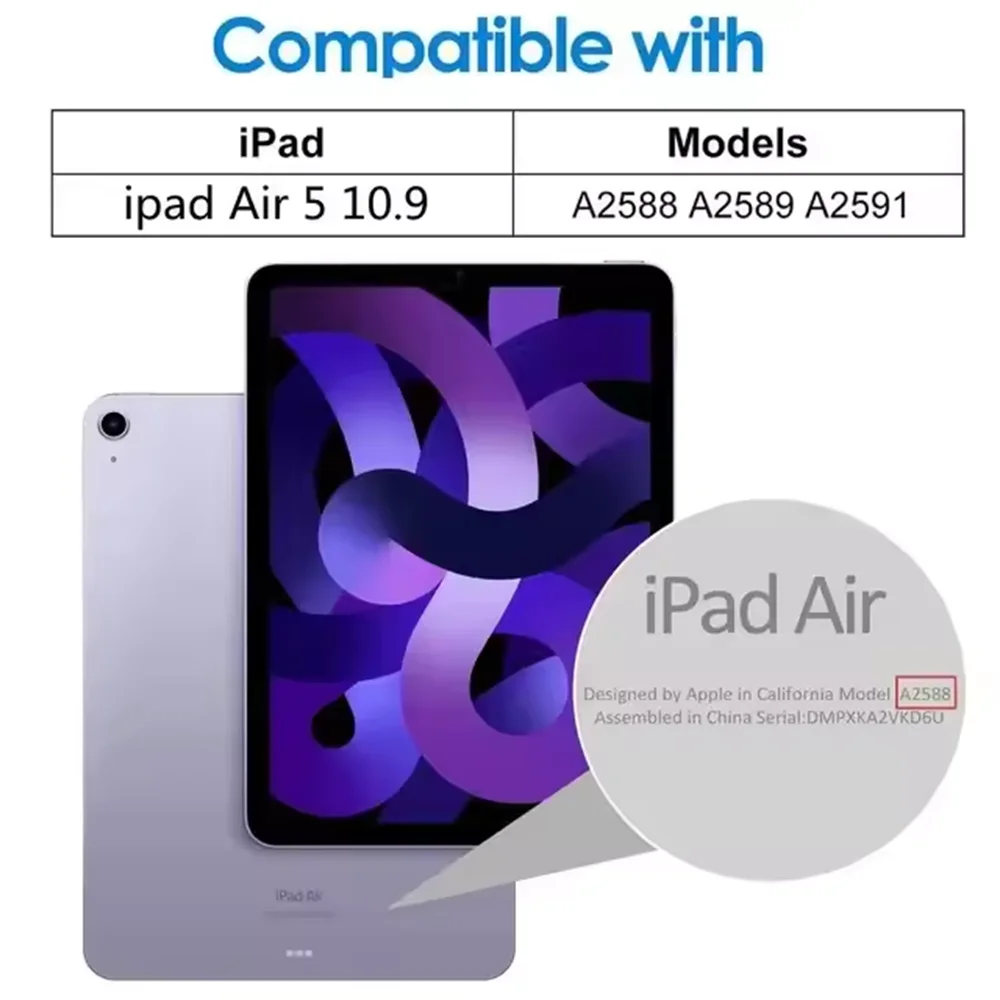 Tempered Glass Screen Protector for iPad - Compatible with iPad 5th–10th Gen, Air, Mini & Pro 11" Models