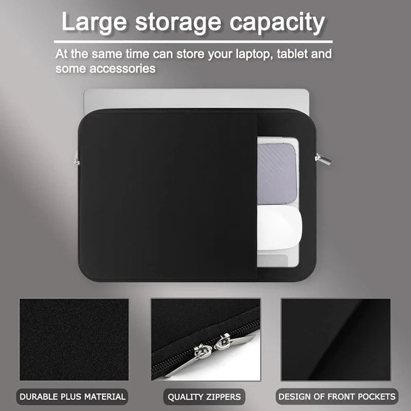 Laptop Bag Case - Protective Notebook Sleeve for MacBook Air Pro 13-15.6 Inch, Lenovo, Dell, HP & Xiaomi Computers