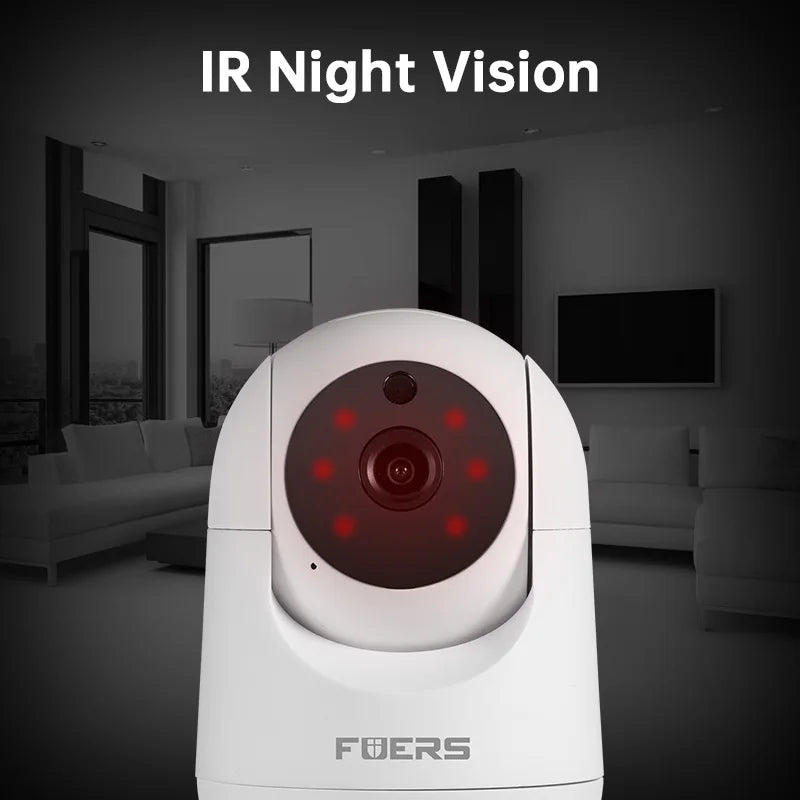 FUERS 4K 8MP WiFi Pet & Baby Security Camera – Wireless Tuya Smart Home Mini Surveillance IP Cam