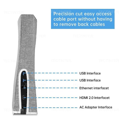 PS5 Console Protective Case — Waterproof, Dustproof & Anti-Scratch Cover for PlayStation 5 Accessories