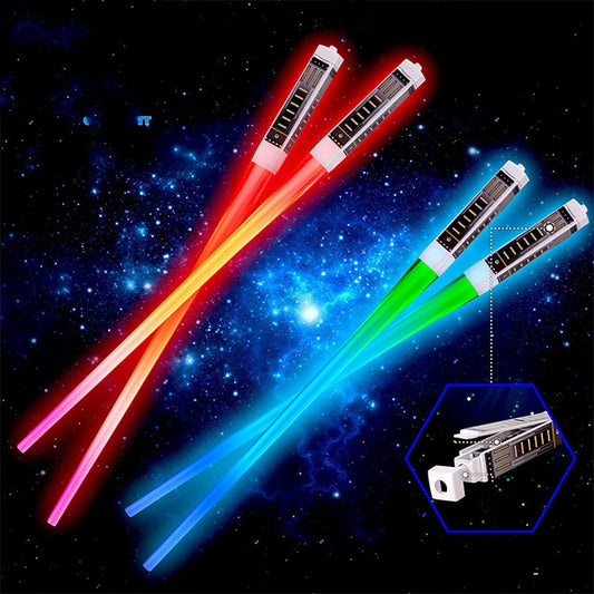 LED Light Up Chopsticks - Glowing Party Sticks for Carnival, Weddings, Birthdays, Concerts & Night Events
