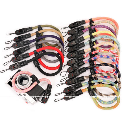 Nylon Rope Sling Quick Release Camera Strap – Wrist & Neck Shoulder Strap for Fujifilm, Sony, Nikon, Canon & Leica Mirrorless Cameras