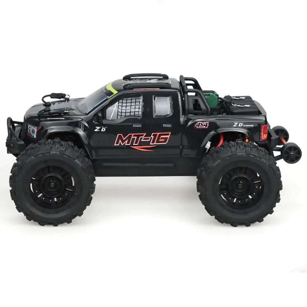ZD Racing MT-16 1/16 RC Monster Truck – Brushless 3S 80km/h, 2.4G 4WD Off-Road RC Car, Remote Control Truck Toys