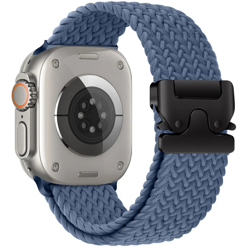 Parachute Braided Strap for Apple Watch – Compatible with 46mm, 45mm, 44mm, 41mm, Series 10/9/8, SE, Ultra 2, 49mm