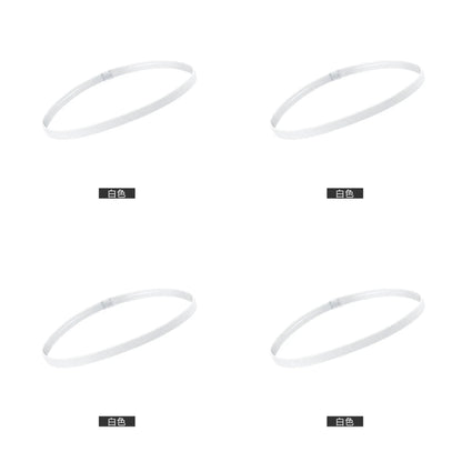 4 Pack Non-Slip Elastic Sports Headbands – Thick Sweatbands for Men & Women, Exercise & Outdoor Use