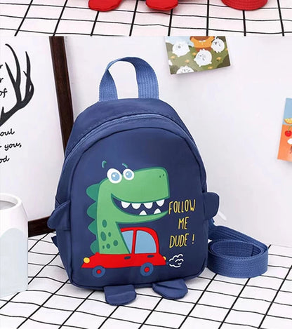 Cute Cartoon Dinosaur Kids Backpack – Anti-Lost Toddler School Bag for Kindergarten & Preschool