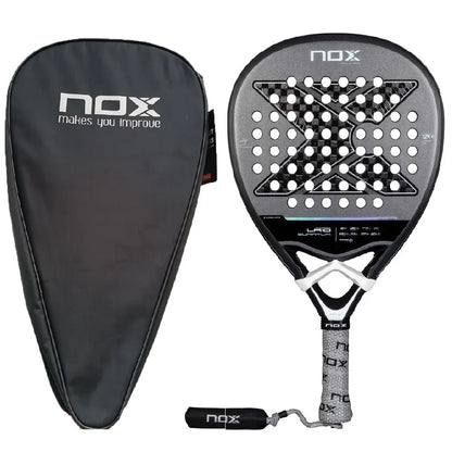 NOX Padel Tennis Racket - Carbon Fiber Diamond-Shaped EVA Sports Racquet