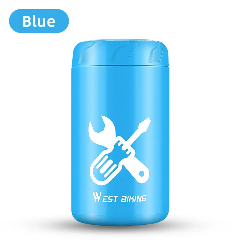WEST BIKING Bicycle Repair Tool Capsule – Portable Waterproof Toolkit with Bottle Cage for MTB & Road Bikes