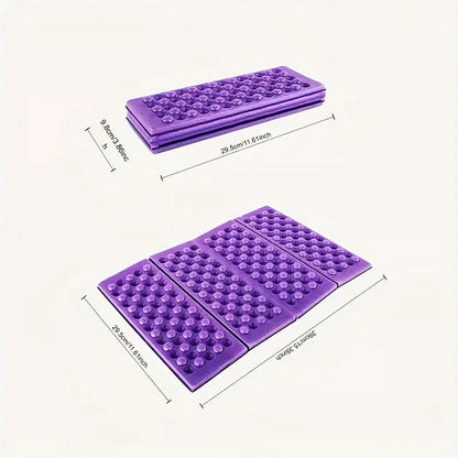 Outdoor Sitting Cushion – Foldable Waterproof XPE Foam Pad, Portable Chair Mat for Camping, 385x275x11mm