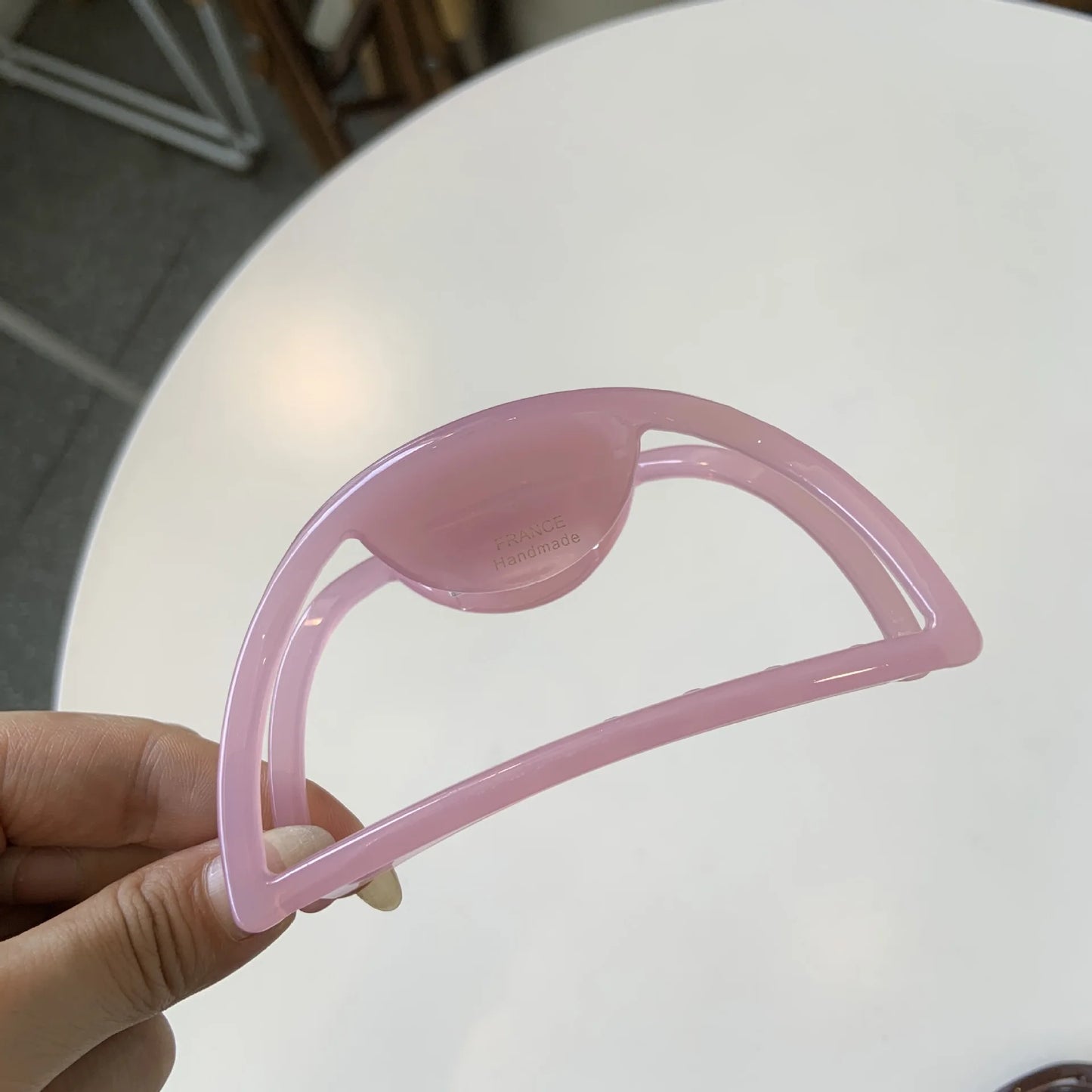Hollow Acetic Acid Hair Claw | Large Meatball Hair Grip, European & American Fashion