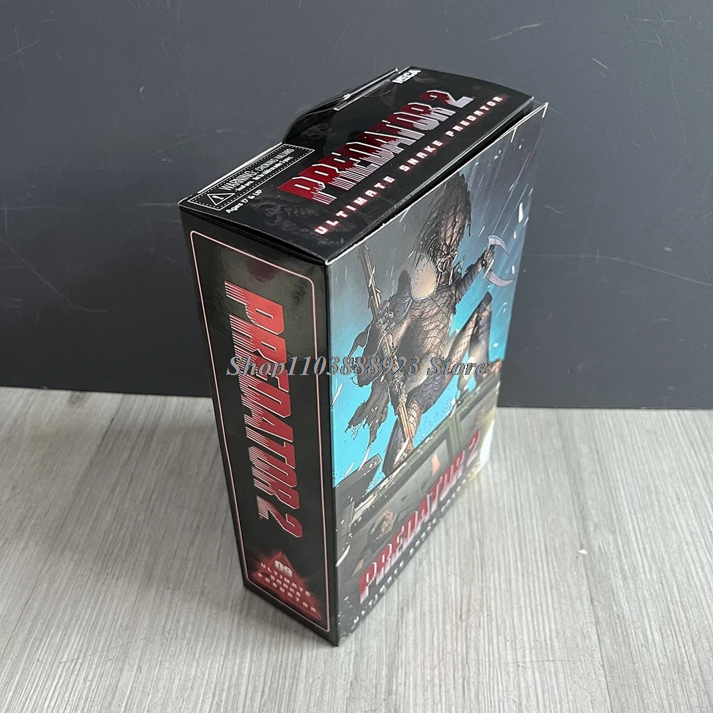NECA Predator Figure — Ultimate Shaman Elder Armored Jungle Hunter with Snake Vision, Alien Model Toy Gift
