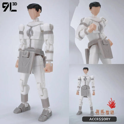9L3D Lucky 13 Invincible Boy Action Figure – 3D Printed Multi-Jointed Poseable Anime Collectible Model Toy Gift