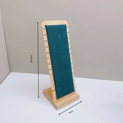 Creative Solid Wooden Necklace Display Frame – Pendant Support Jewelry Display Stand