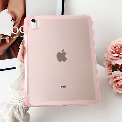 iPad PC+TPU Stand Case - Hard Protective Cover for iPad 5th–10th Gen, Air 4/5, Air 11, Pro 11 and Mini 4–7