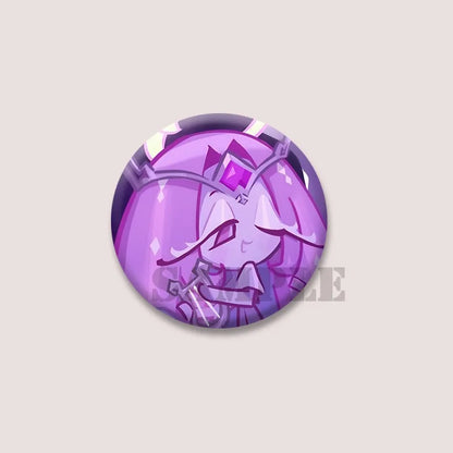 Cute Cartoon Game CRK Eternal Sugar Cookie Coin Brooch – Button Pins for Backpack, Hat, Clothes & Gifts