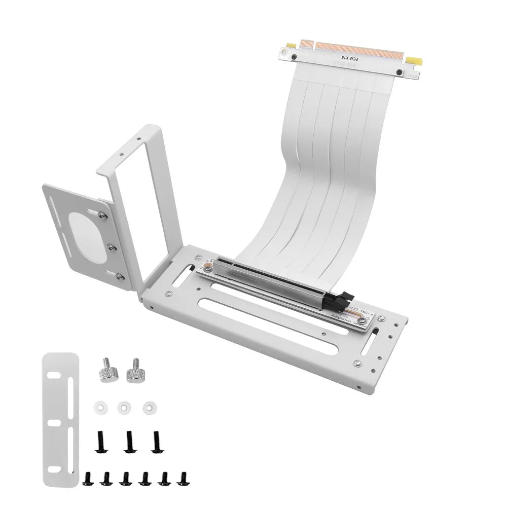 TISHRIC Aluminum GPU Support Bracket – Vertical Graphics Card Holder Stand for ATX PC Cases
