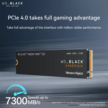 Western Digital WD SN850X 1TB/2TB SSD – NVMe Gen4 PCIe M.2 2280 Internal Solid State Drive for PS5, Desktop & Laptop