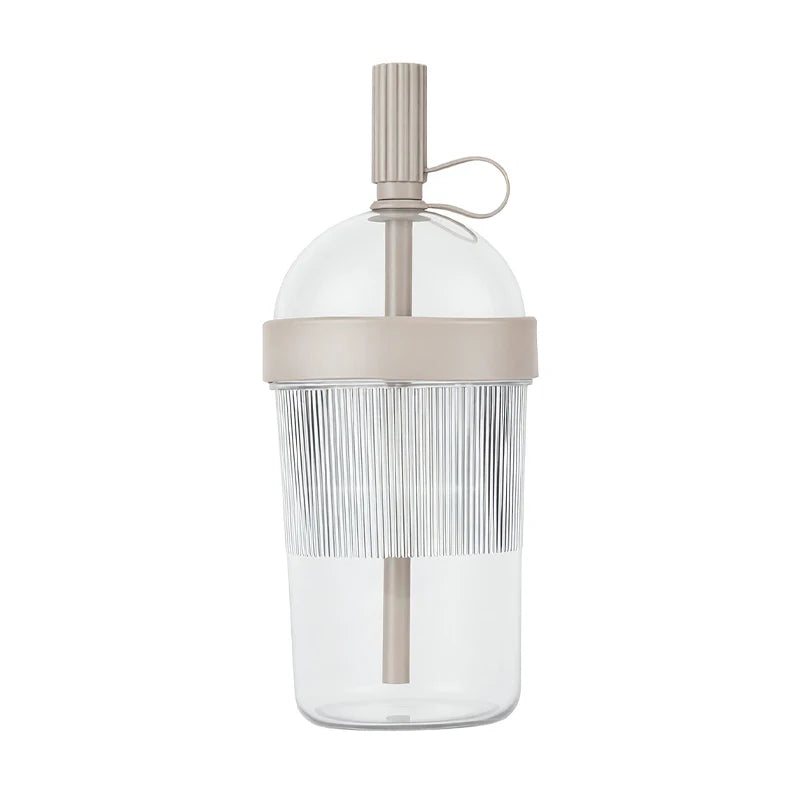 17oz Reusable Coffee Tumbler - Insulated Drink Cup with Lid and Straw for Home Office Travel