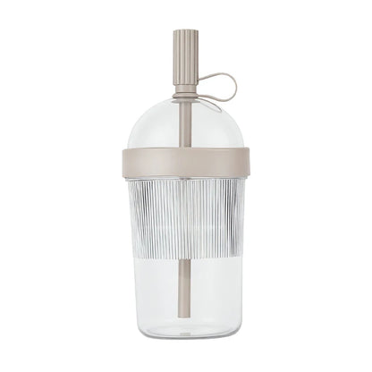 17oz Reusable Coffee Tumbler - Insulated Drink Cup with Lid and Straw for Home Office Travel