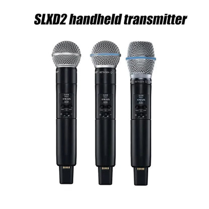 SLXD Wireless Microphone System – 500/600/800MHz 4-Pin Headset with KSM8/Beta58, Professional Audio for Stage & Karaoke