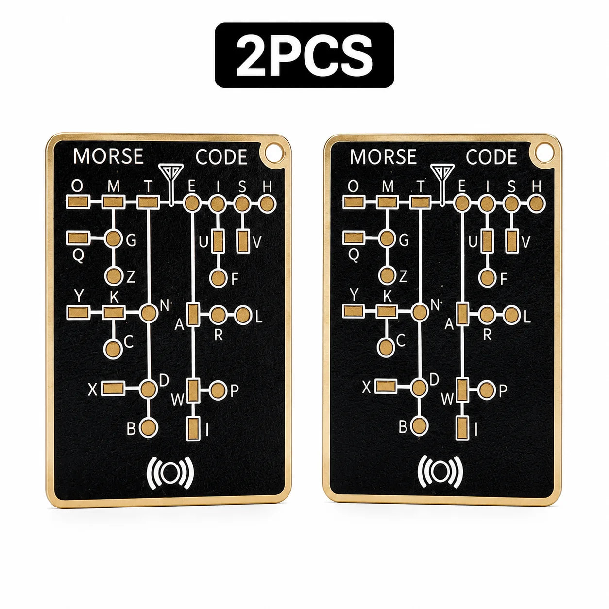 Portable Morse Code Trainer Card - Mini LED Electronic Code Learning & Practice Tool