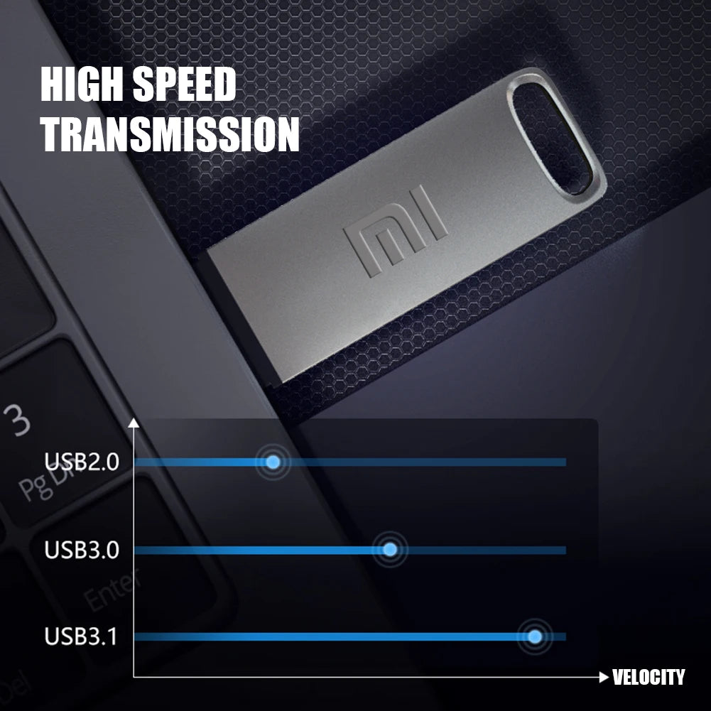 Original Xiaomi 2TB USB 3.0 Pen Drive – High-Speed Metal Flash Storage, Waterproof