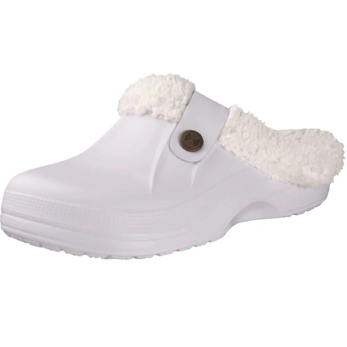 Bebealy Casual Women’s Garden Shoes & Warm Fluffy Men’s Waterproof Winter Slippers – Outdoor Antiskid Classic Leopard Design