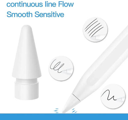Replacement Pencil Tips for Apple Pencil 1st & 2nd Gen – Smooth Spare Nibs for iPad Pro Stylus